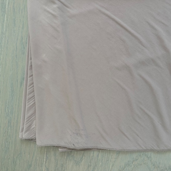 Ronny Kobo Killian Gown Dress Beige Ruched One Shoulder Maxi Dress - Small - Picture 14 of 15